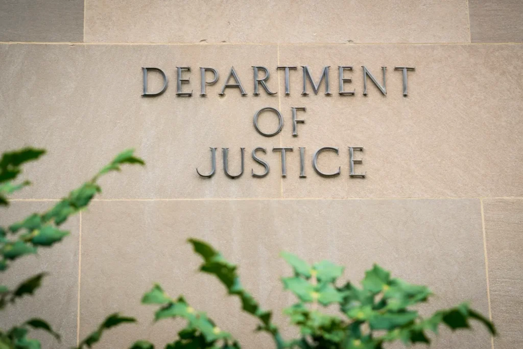 A Department of Justice building