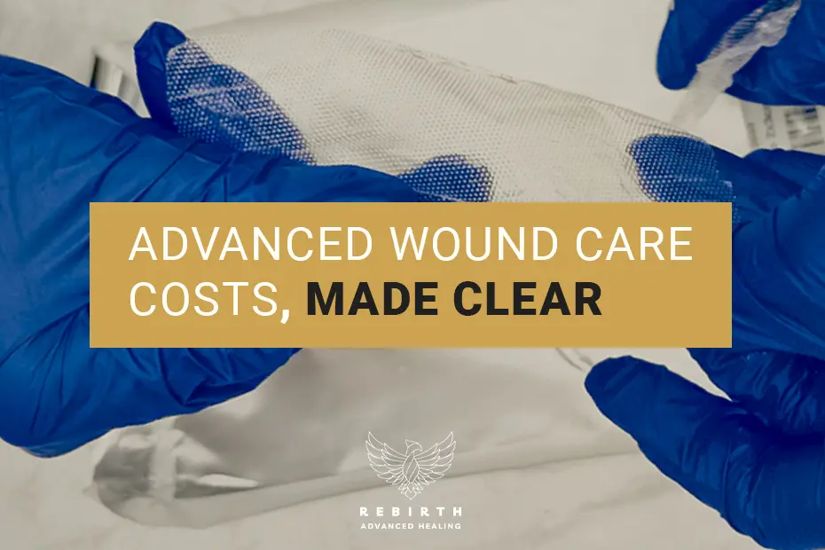 Advanced wound care cost graphic
