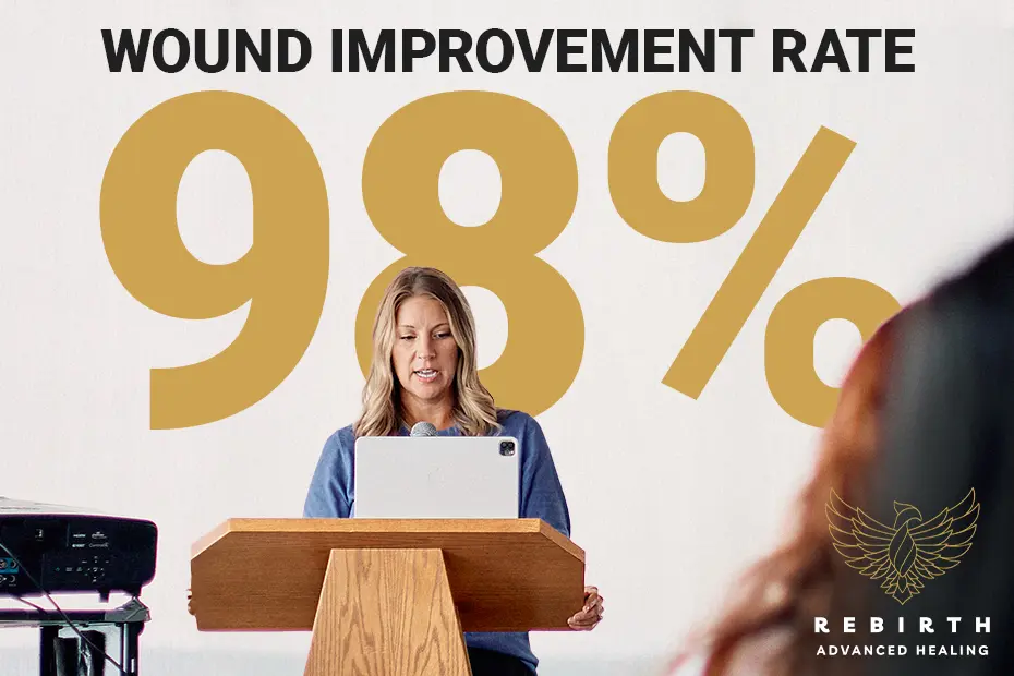 Rebirth Advanced Healing reported a 98% wound improvement rate in the second quarter of 2025.